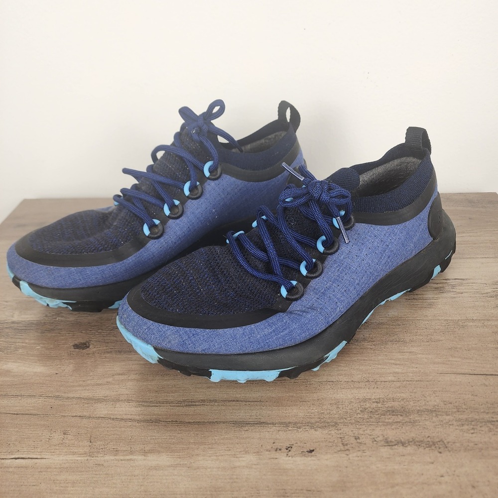 Allbirds Men's Navy and Light Blue Sneakers - Picture 3 of 7